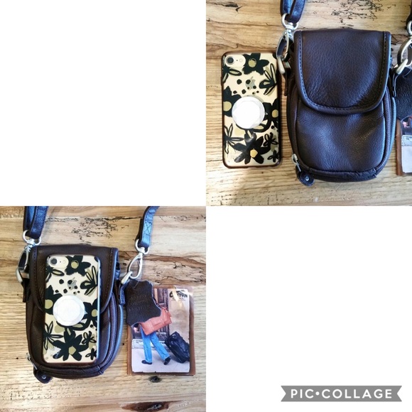 Canyon Outback Brown Leather Crossbody Purse - Like New - Picture 8 of 8